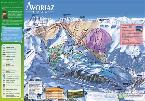 Avoriaz ski map