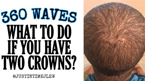 360 Waves: What To Do If You Have Two Crowns aka Double Hair Whorl ...