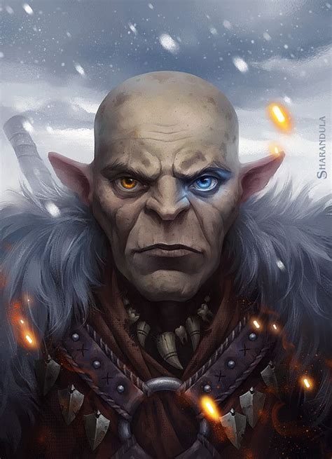 ArtStation - ork, Elena Berezina in 2020 | Art, Character portraits, Fantasy characters