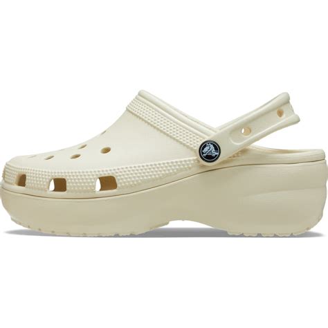 Sandália Crocs Classic Platform Clog BONE