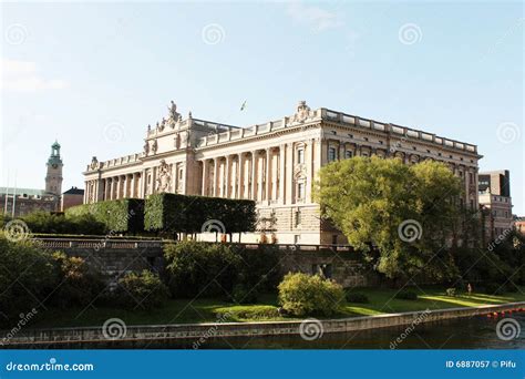 Parliament of Sweden stock image. Image of locations, landscapes - 6887057