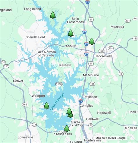 Lake Norman Nc Map - Allyce Maitilde