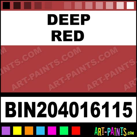 Deep Red Portfolio Acrylic Paints - BIN204016115 - Deep Red Paint, Deep Red Color, Crayola ...