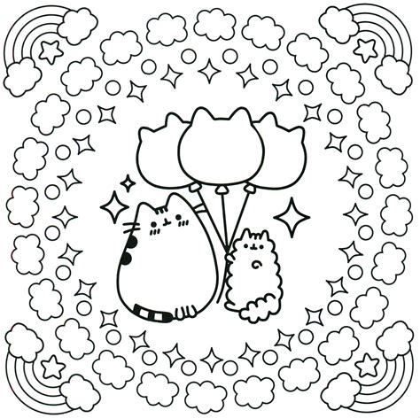 Pusheen Coloring Pages - Best Coloring Pages For Kids