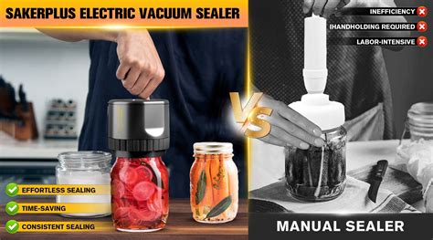 SAKER ELECTRIC VACUUM SEALER FOR MASON JARS