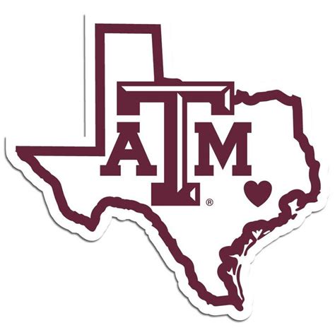 Texas A & M Aggies Home State Decal | Texas a&m, Aggies, Texas a&m logo