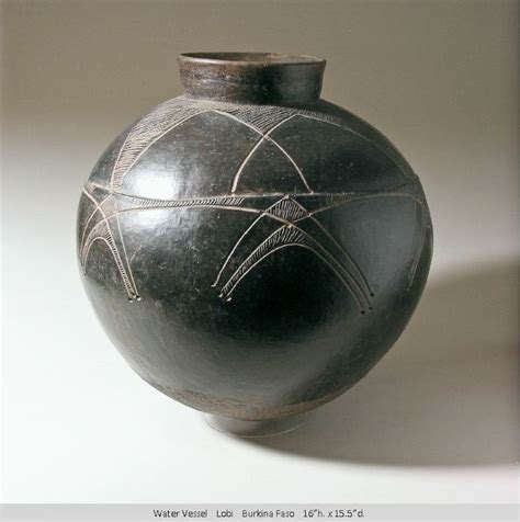 Water Vessel/ Lobi/ Burkina Faso | African pottery, African art, Pottery