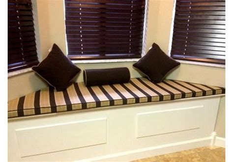 DAANIS: Custom Bay Window Seat Cushion Trapezoid