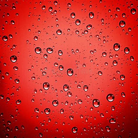 Abstract Red Water Drop Background Stock Image - Image of background ...