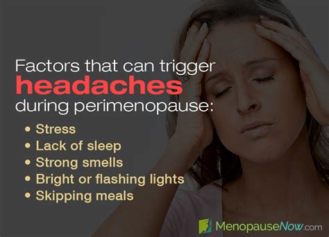 Headaches during Perimenopause | Menopause Now