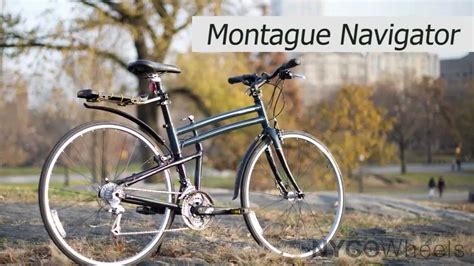 Montague Navigator Full Size Folding Bike Review - YouTube