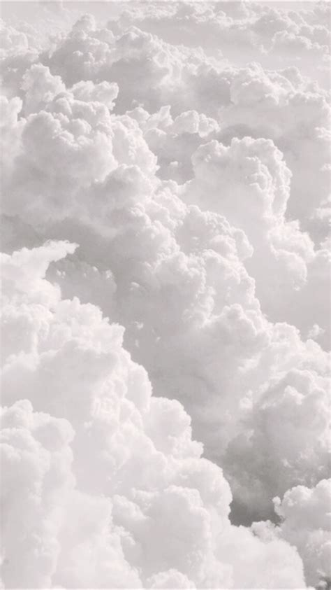 Pin by The Key on Black and White | White wallpaper, White aesthetic, White clouds