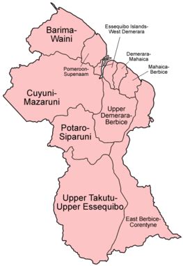 Regiunile Guyanei - Wikipedia
