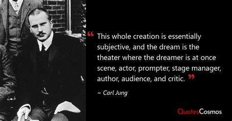 “This whole creation is essentially…” Carl Jung Quote