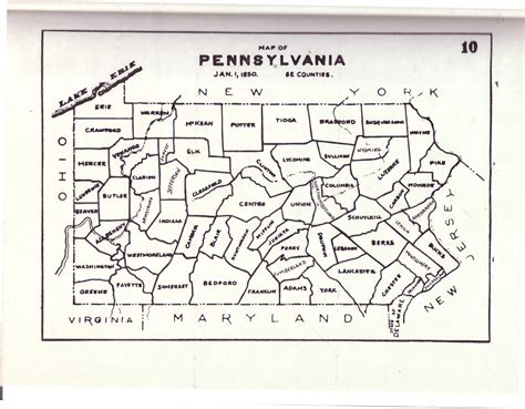 Civil War Blog » Historical County Maps of Pennsylvania