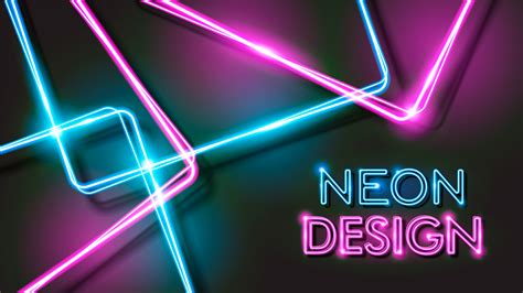 Neon Black Background Design 663303 Vector Art at Vecteezy