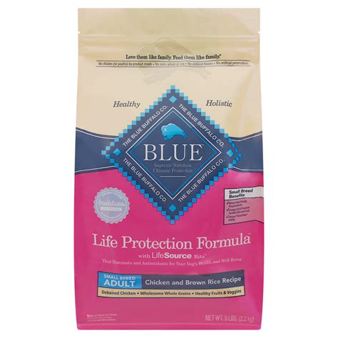Save on BLUE Small Breed Adult Dry Dog Food Chicken & Brown Rice Natural Order Online Delivery ...
