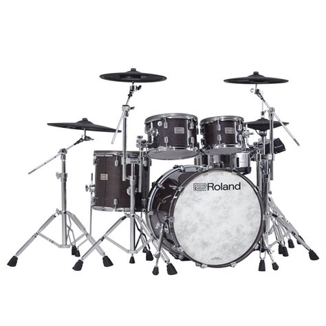 Roland VAD-706 V-Drums Acoustic Design Trumset, Glans Ebenholts | Gear4music