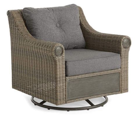 Patio Cushioned Swivel All-Weather Wicker Glider Patio Side Table, Patio Dining Chairs, Patio ...