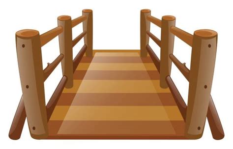 Royalty Free Wooden Bridge Clip Art, Vector Images & Illustrations - iStock