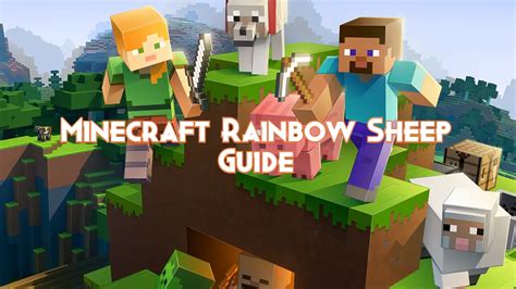 Minecraft Rainbow Sheep Guide: Drops, Behavior and Attacks - Pillar Of Gaming