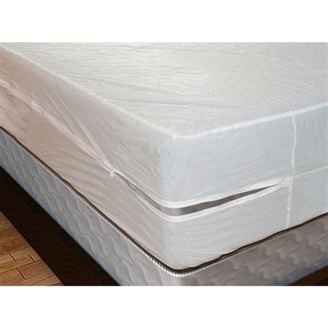 Plastic Mattress Protector Zippered Olymic Queen, Waterproof Vinyl ...