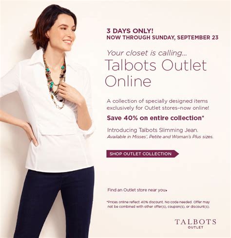 Talbots: Talbots Outlet Online Is Back! Save 40%. | Milled