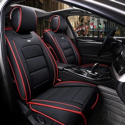 (Front + Rear) Special Leather Car seat covers for Jaguar All Models XF ...