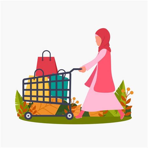 shopping cartoon character 21740721 Vector Art at Vecteezy