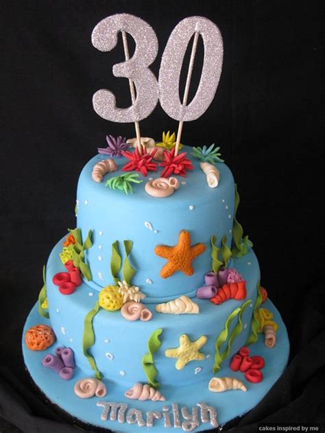 Water themed cake - Decorated Cake by Cakes Inspired by - CakesDecor