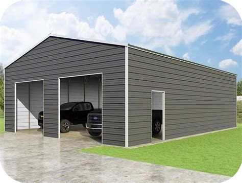 VersaTube 30x40x12 Frontier Steel Garage Kit (FBM33040120529X9) | Steel ...