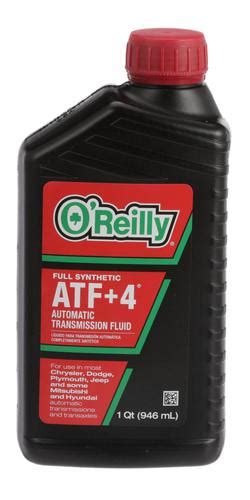 O'Reilly Synthetic Transmission Fluid ATF+4 1 Quart 80060 | O'Reilly A