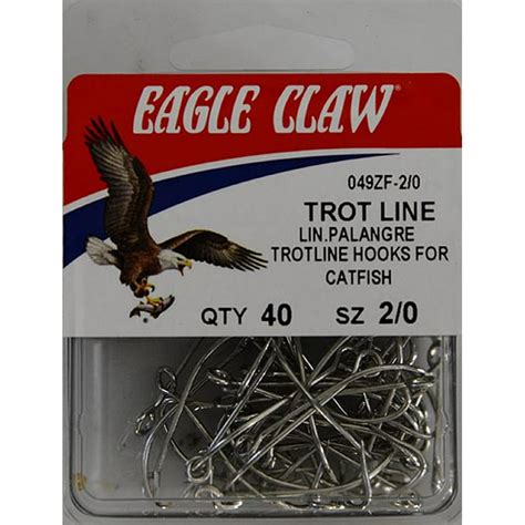 Eagle Claw 049ZF3-2/0 Limerick Trot Line Hooks, Size 2/0 - Walmart.com - Walmart.com