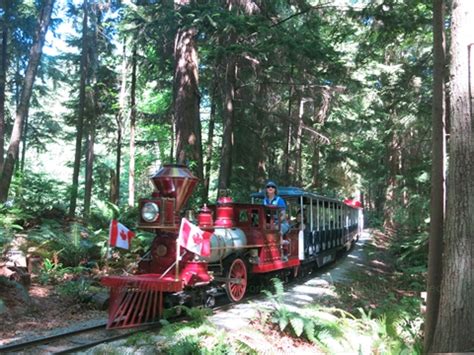 Miniature Train in Stanley Park, Vancouver, BC, Canada