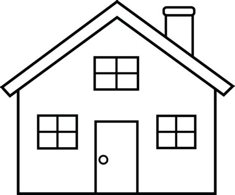 House Vector Outline at Vectorified.com | Collection of House Vector ...