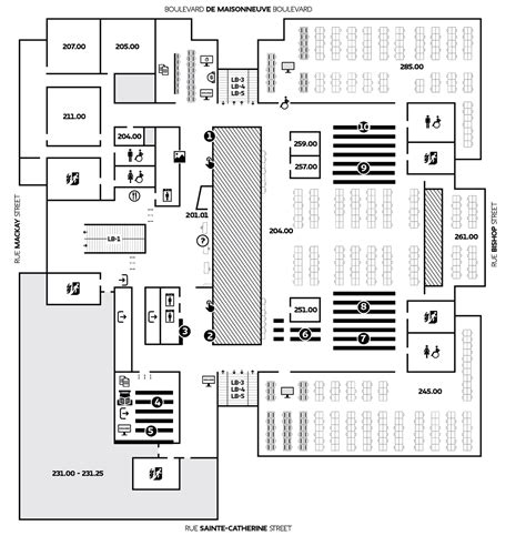 Library floor plans · Locations & hours · Concordia University Library