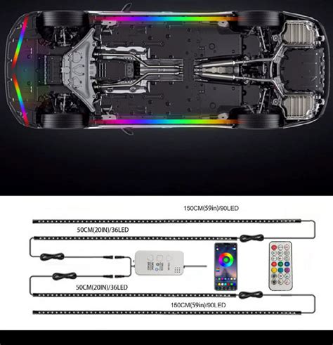 Tesla Model S3XY UnderGlow LED Ground Effects RGB Lighting Kit With Ap – SmarTesla Wholesale ...