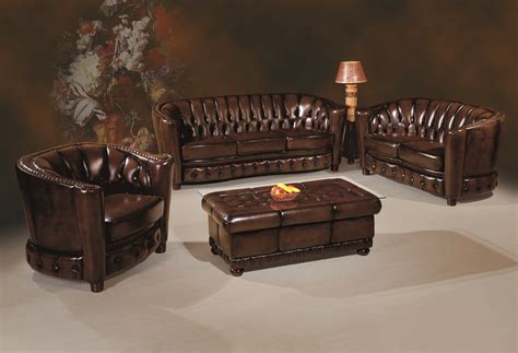 Classic chesterfield sofa real leather real-time quotes, last-sale ...