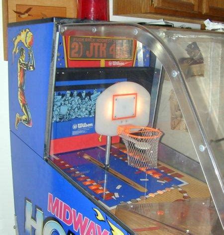 Midway Hot Shot Basketball game coin operated mechanical arcade Midway Hot Shots