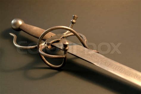 nostalgic rusty sword | Stock image | Colourbox