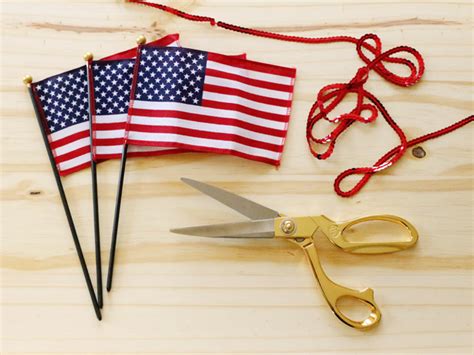 DIY American Flag Bunting