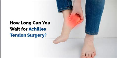 How Long Can You Wait for Achilles Tendon Surgery?: Elite Sports Medicine + Orthopedics: Orthopedics