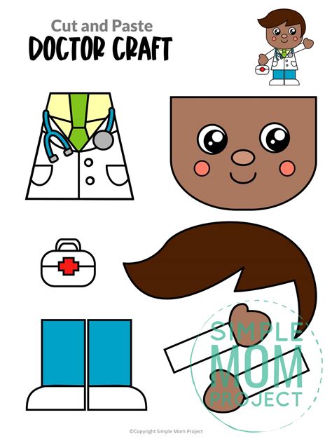 Free Printable Doctor Craft Template – Simple Mom Project