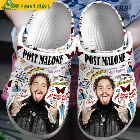 Post Malone Crocs - Discover Comfort And Style Clog Shoes With Funny Crocs