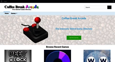 Access coffeebreakarcade.com. Free Games | Coffee Break Arcade