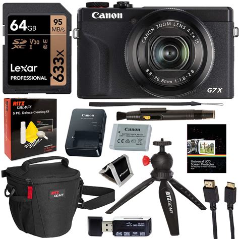 Canon PowerShot G7X Mark III 20.1MP 4K Digital Camera with 4.2X Optical ...