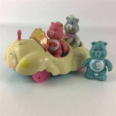 Care Bears Deluxe Cloud Car 3 Figures Vintage 1983 Kenner American Greetings Toy - Etsy