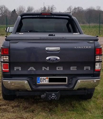 An Aluminum Truck Bed Cover On A Ford Ranger | A Rugged Blac… | Flickr