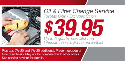 Phoenix Oil Change Coupons | Toyota Service & Maintenance