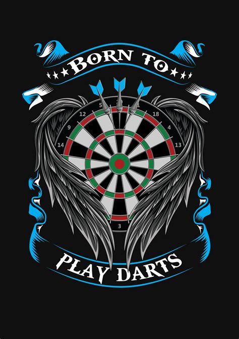 Born to play Darts | Darts, Play darts, Custom rugs